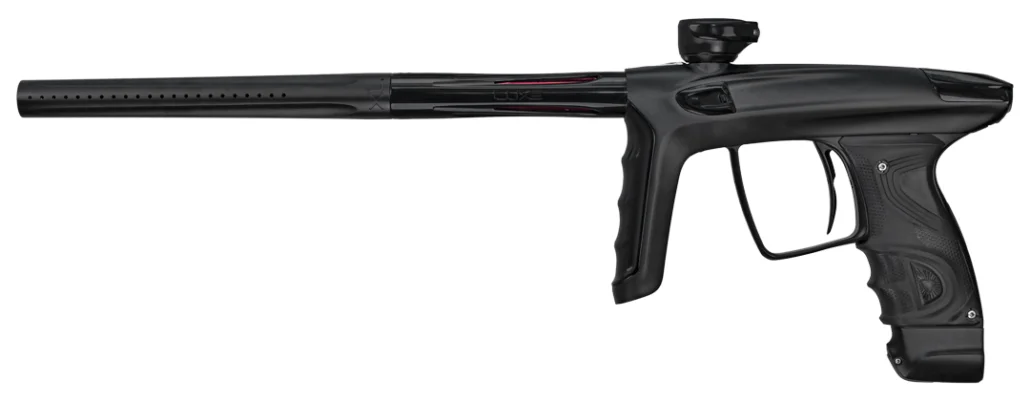 DLX Luxe TM40 Paintball Markierer (blue Dust/ Red Polished